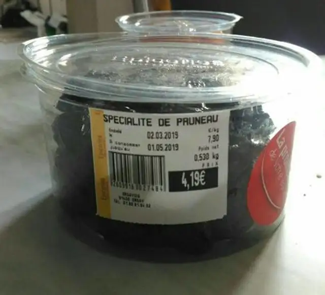 Spécialité de pruneaux