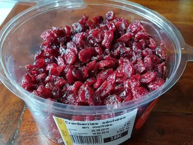 Cranberries séchées