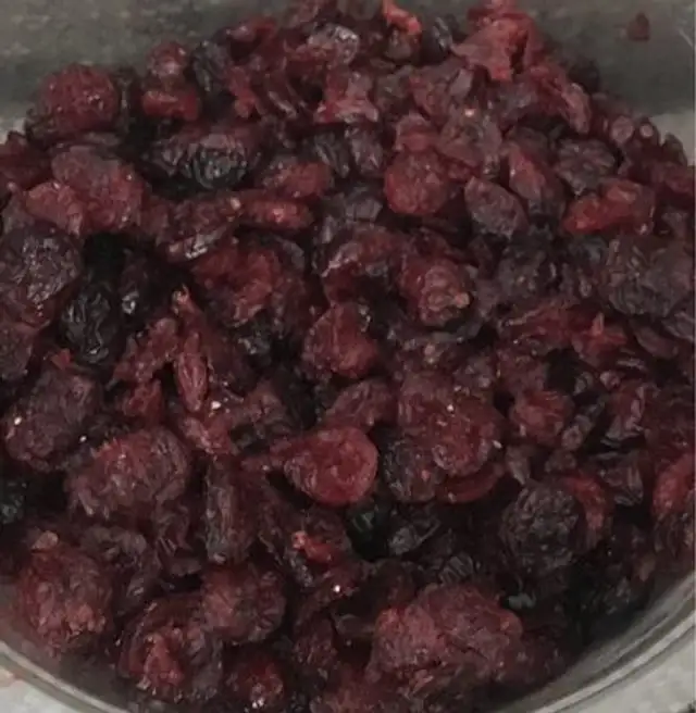 Cranberries sechées en moitiés