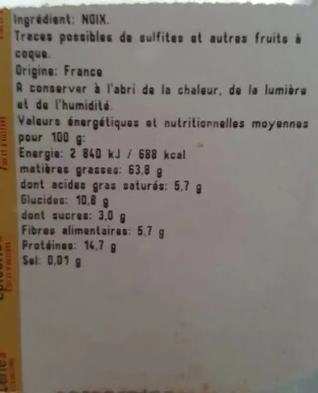 Cerneaux de noix