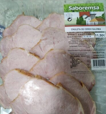 Chuleta de cerdo Sajonia front packaging