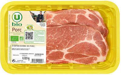 Côtes Echine bio, France, 2 pièces