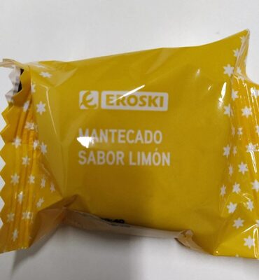 Mantecado sabor limón front packaging