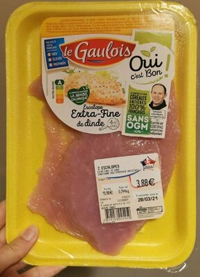 Escalope Extra-fine de dinde front packaging
