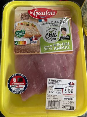 2 Escalopes De Dindes Extra fines