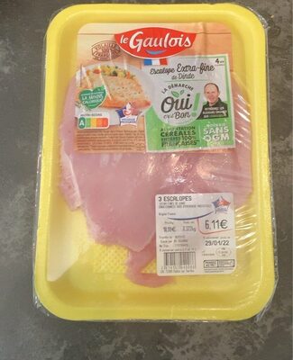 Escalope extra-fine front packaging