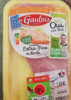 Escalope extra fine de dinde