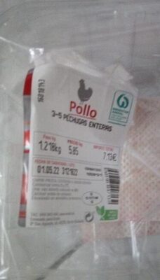 Pechugas enteras pollo