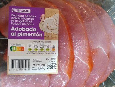 Pechuga de pavo adovada