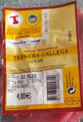 Escalope Ternera Gallega