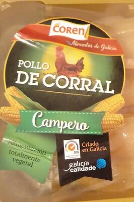 Pollo de Corral front packaging