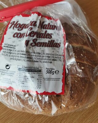 Hogaza natural con cereales y semillas