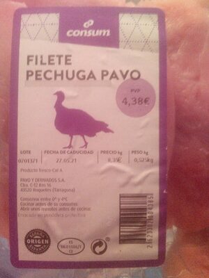 Filete Pechuga Pavo