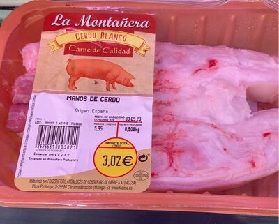 Manos de cerdo