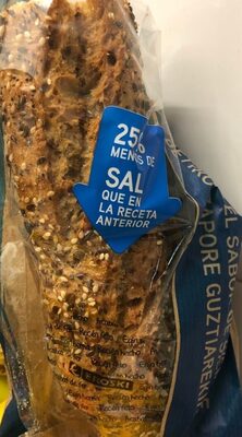 Baguette ensemillada front packaging