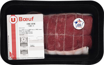 Viande bovine - Rôti ** Genisse, Nouvelle agriculture front packaging