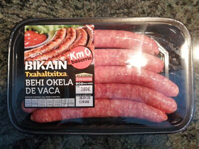 Salchicha de vaca Bikain