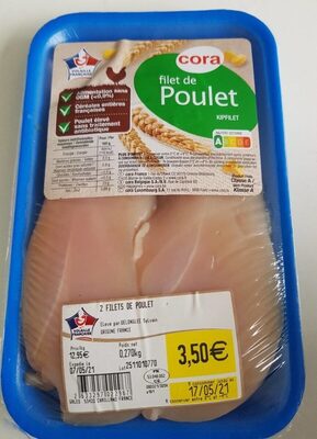 Filets de Poulet front packaging