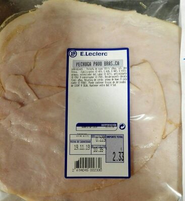 Pechuga de pavo braseada front packaging