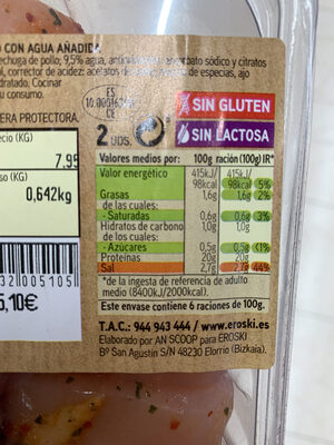 Medallones pechuga adobada