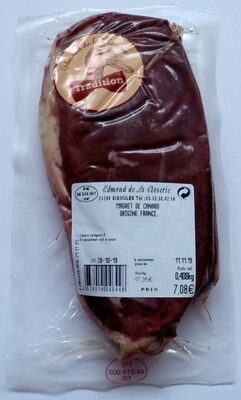 Magret de canard front packaging