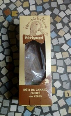 Rôti de canard fourré aux cèpes