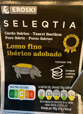 Lomo fino Iberico Adobado front packaging