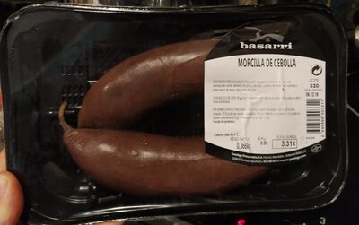 Morcilla de cebolla front packaging