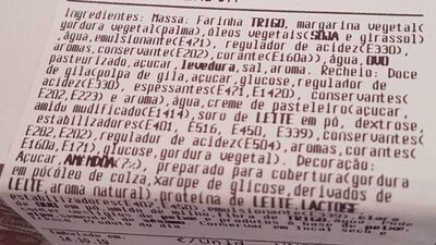 Bretzel Amêndoa ingredients label