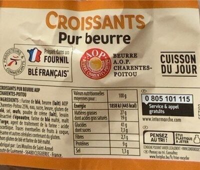 Croissants pur beurre