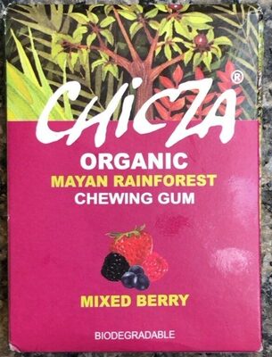 Organic mayan rainforest chewing gum mixed berry