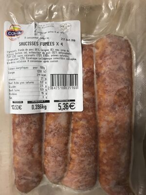 Saucisses fumées