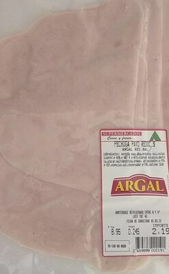 Pechuga de pavo reducida en sal