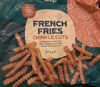 French Fries crinkle cuts front packaging