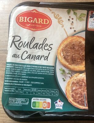 Roulades au canard