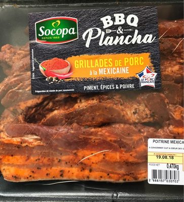 Grillades de Porc à la Mexicaine