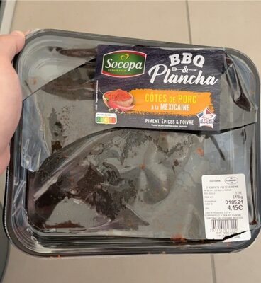 Bbq plancha cote de porc