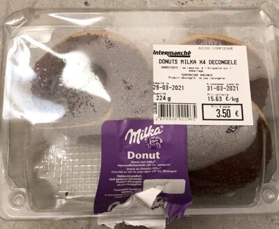 Donuts Milka x4 Decongele