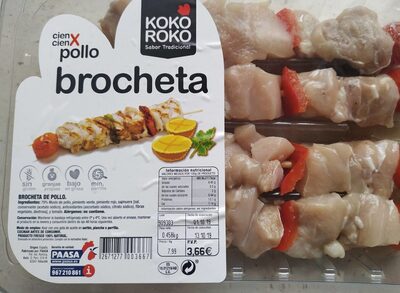 Brocheta front packaging