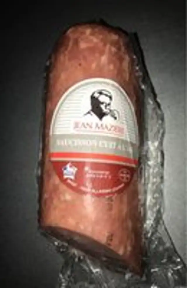 Saucisson cuit à l'ail