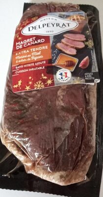 Magret de Canard marinés au miel et à la figue front packaging
