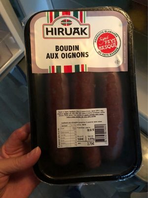 Boudin aux oignons