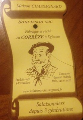 Saucisson Sec front packaging