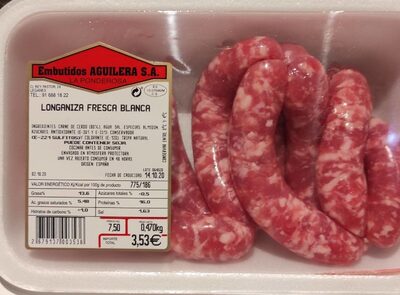 Longaniza fresca blanca aguilera