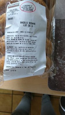 Bagels sésame lot de 6