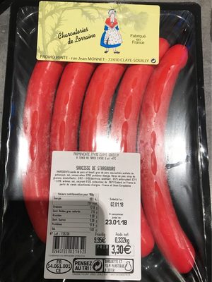 Saucisse de strasbourg