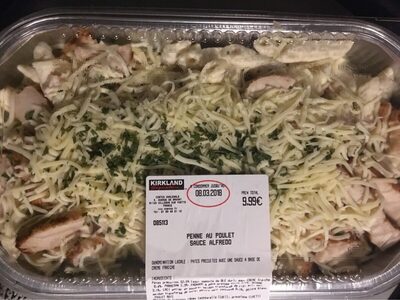 Penne au poulet sauce alfredo