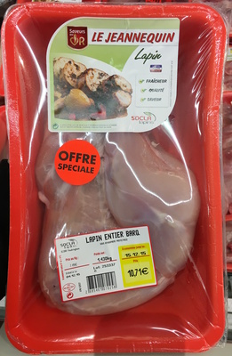 Lapin entier front packaging