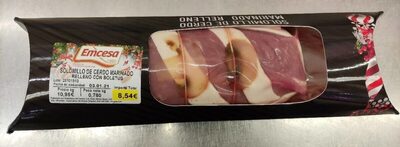 Solomillo de cerdo marinado relleno