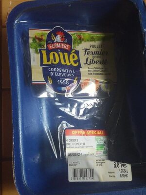 CUISSES DE POULET FERMIER front packaging